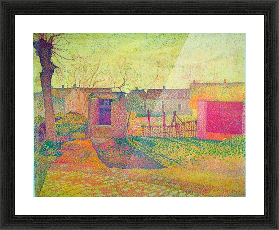Farmyard Picture Frame print