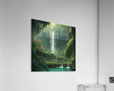  Deep within a pristine rainforest the symp Acrylic Print