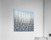 blue and white flowers  Acrylic Print