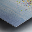 Cornflower Daisy Field  Metal print