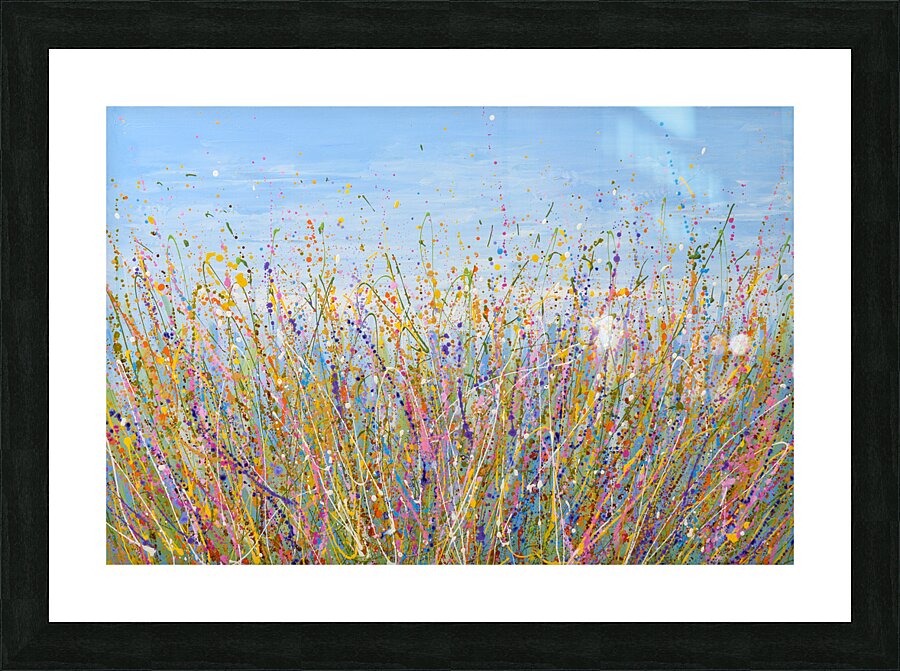 Blue Sky Meadow Picture Frame print