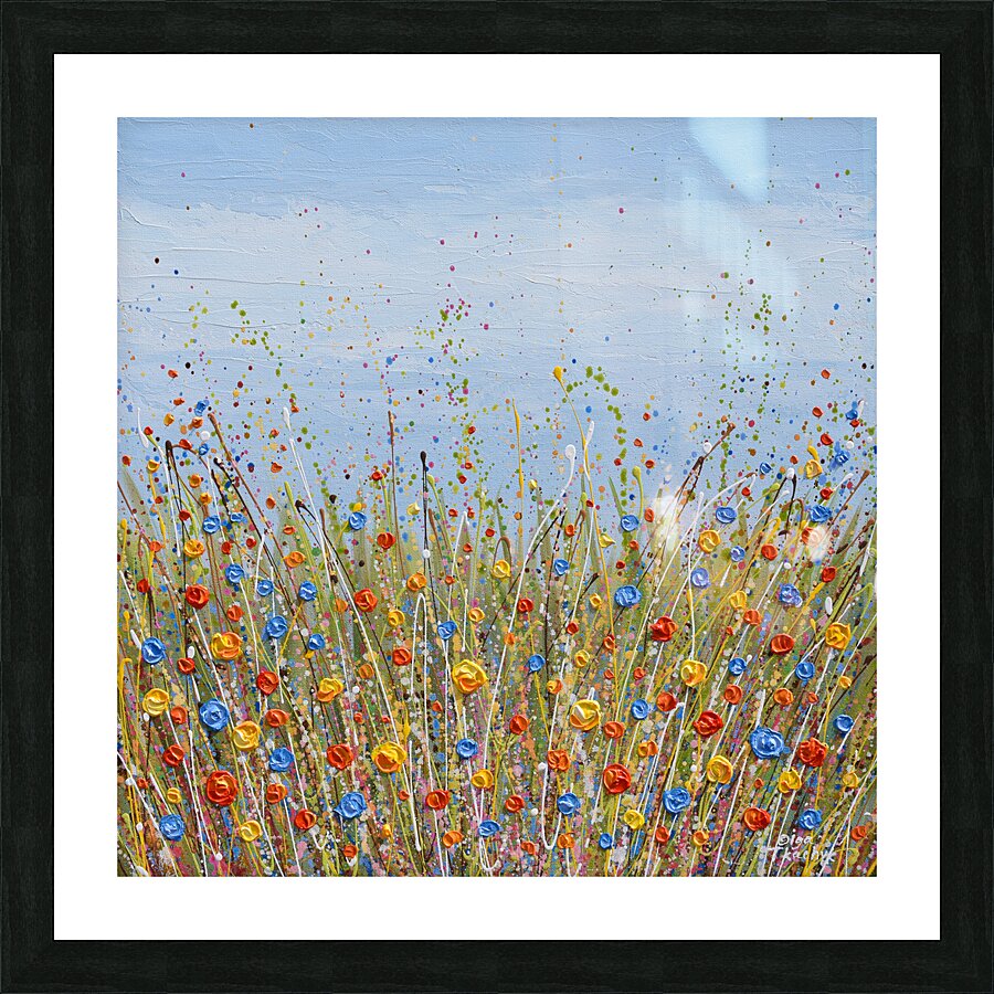 Colorful Meadow Picture Frame print
