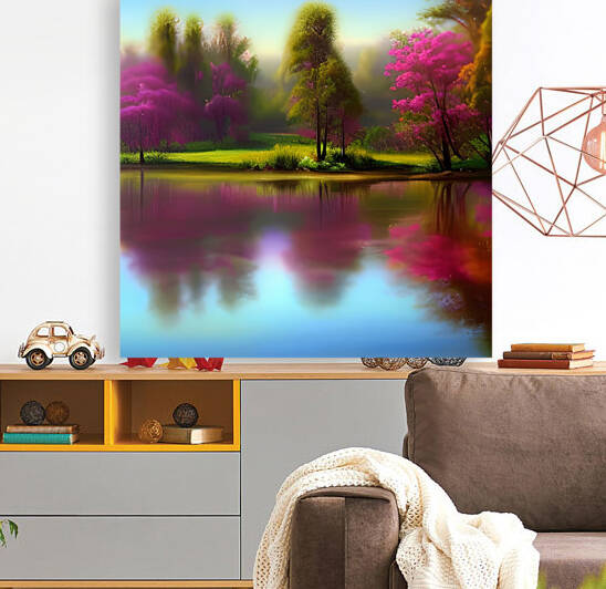Tranquil Lake Reproduction