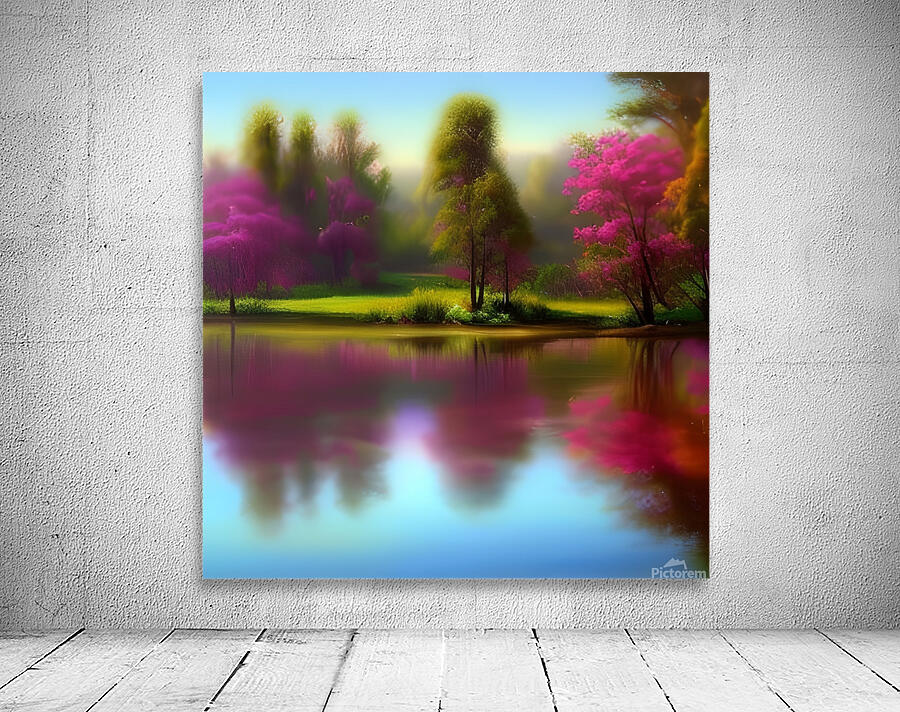 Tranquil Lake Wall Preview