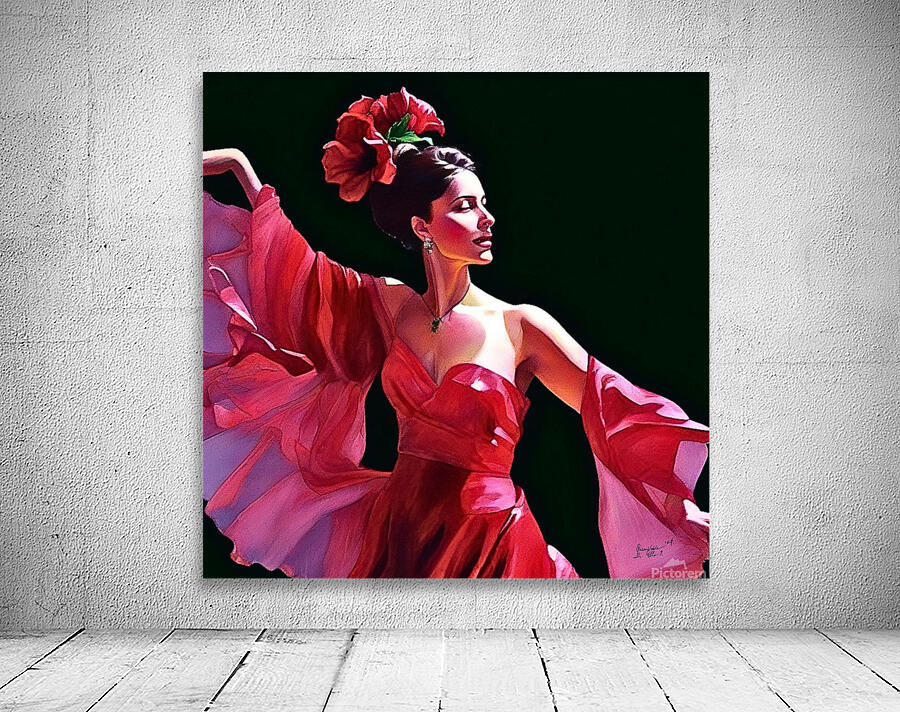 Dancing Lady  Wall Preview