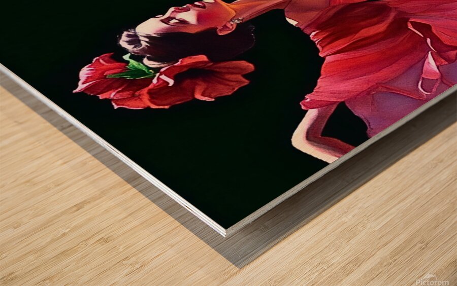 Dancing Lady  Wood print