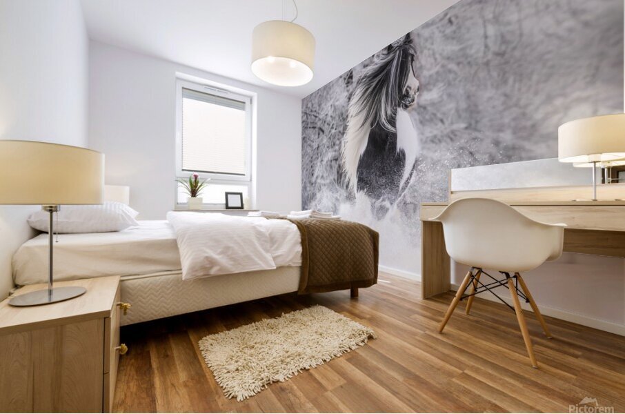 First Snow Mural print