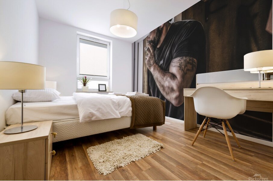 The Day Isnt Done Mural print