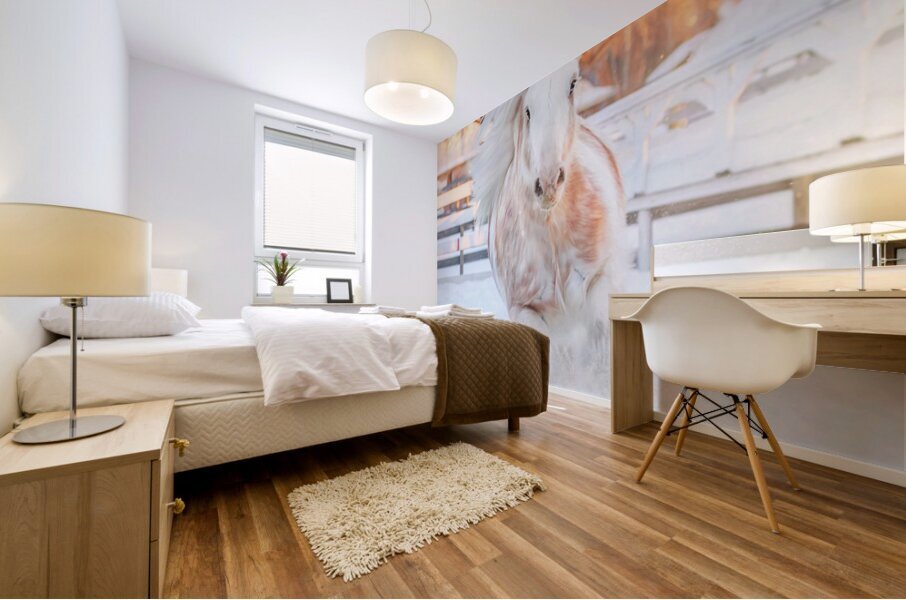 Throught the Silence Mural print