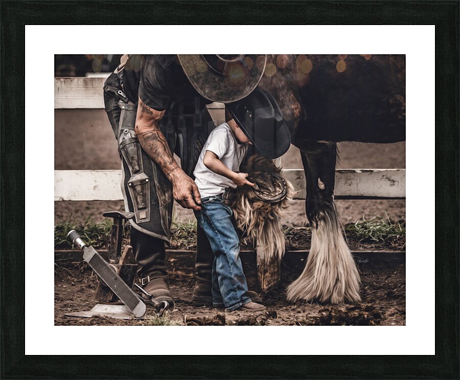 The Apprentice Picture Frame print