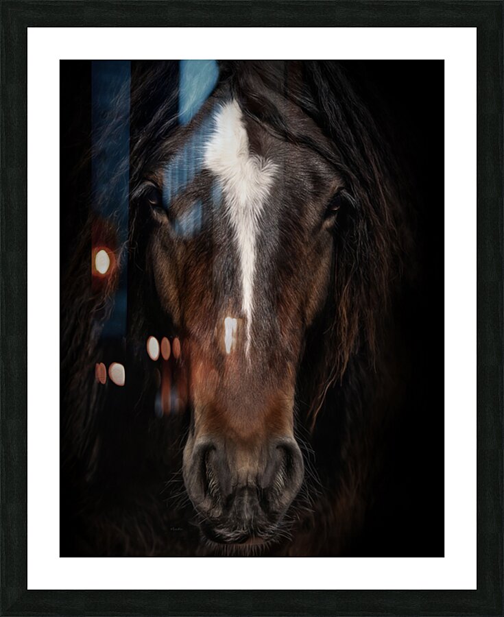 Embers in the Dark Picture Frame print