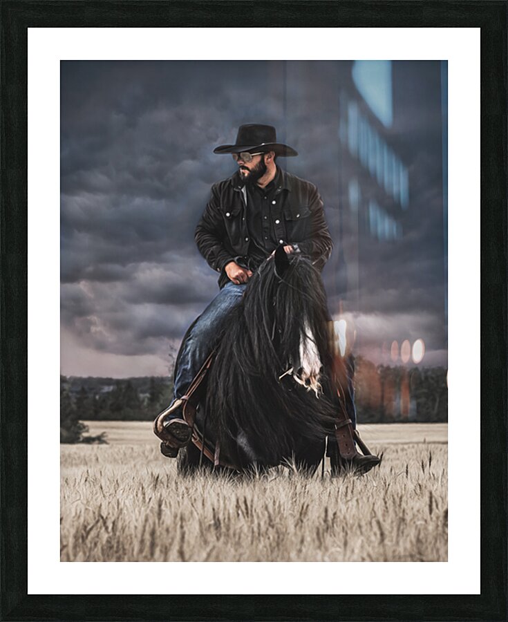 Dark Skies Picture Frame print