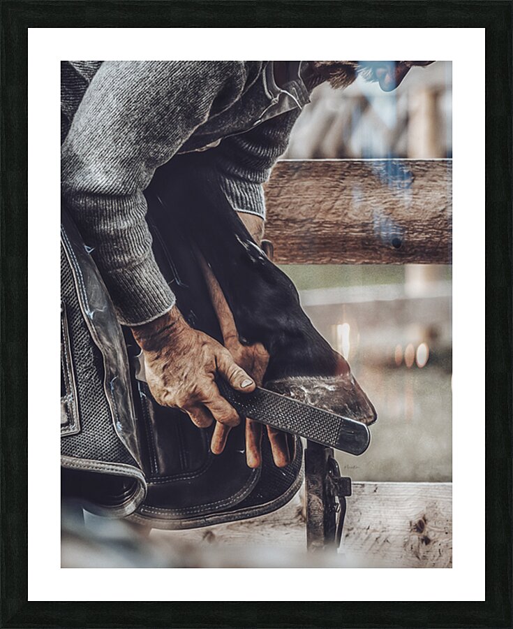 Grit Picture Frame print