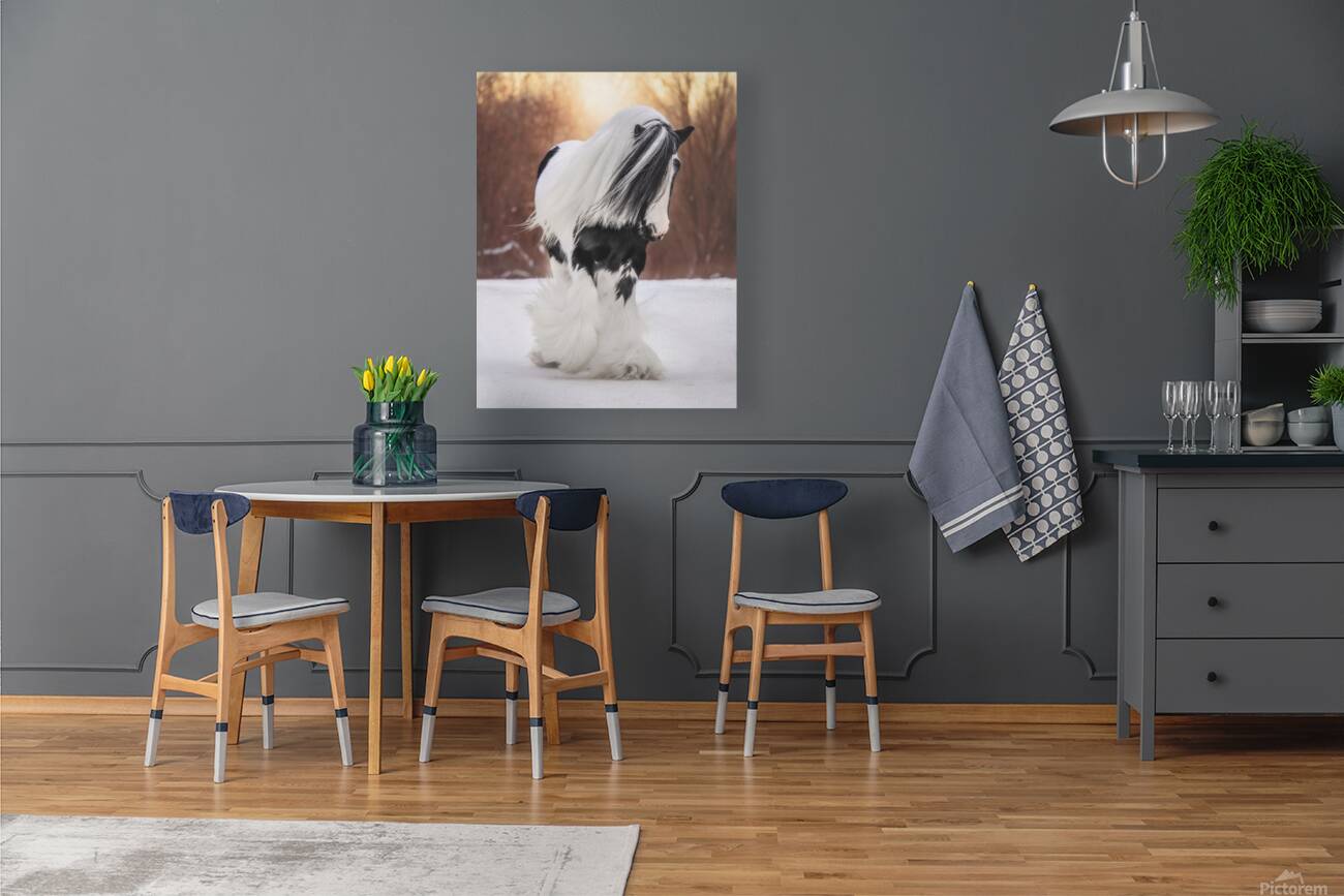 A winters Walk Reproduction