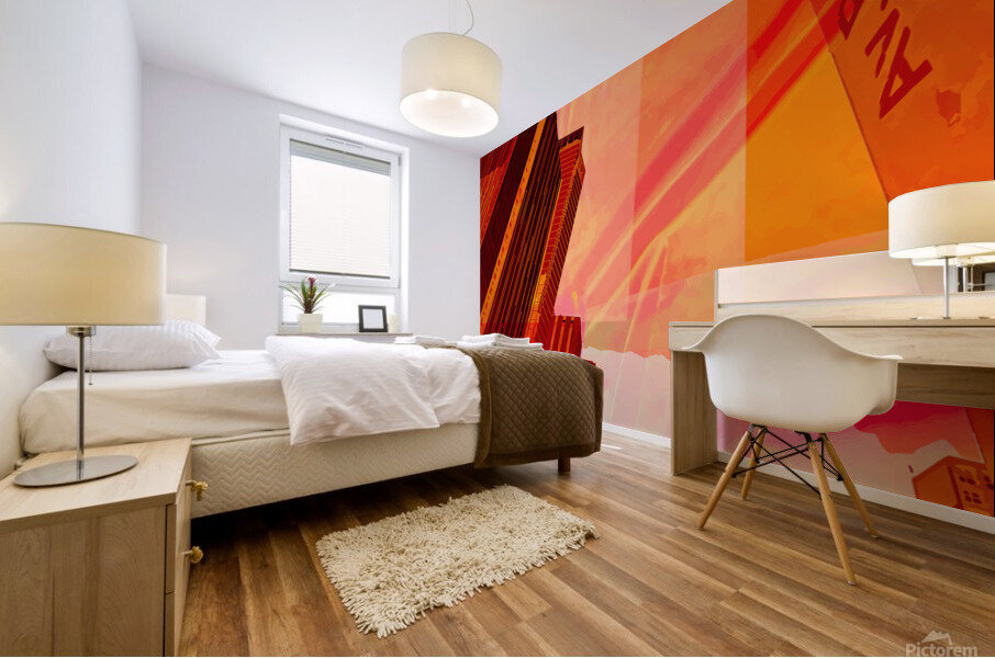 Paulista On Fire Mural print