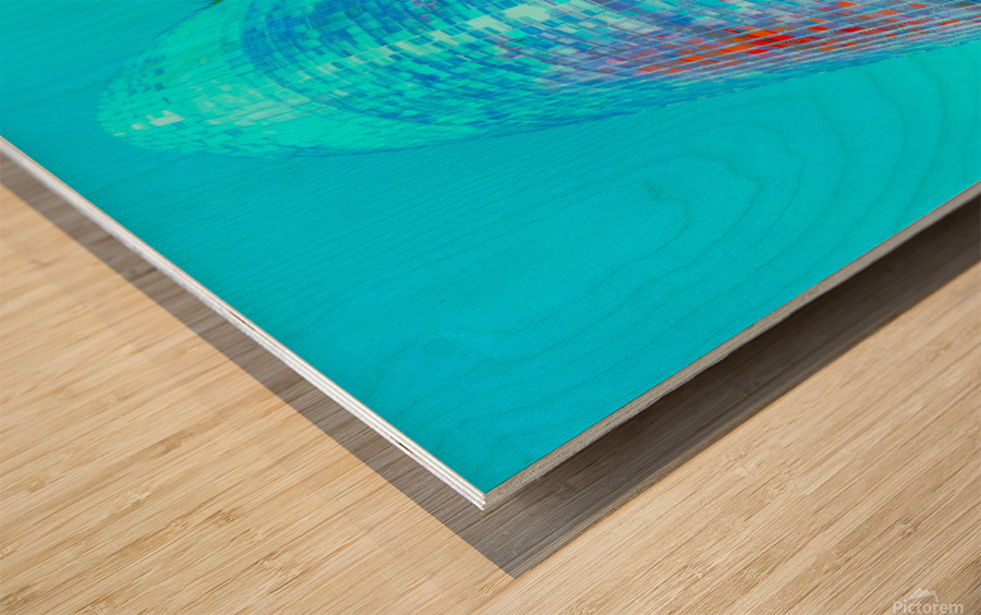 Agbar Tracing Wood print