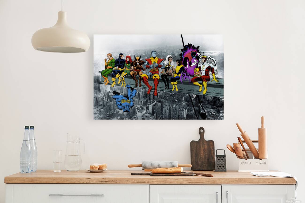  X Men Lunch Atop A Skyscraper Reproduction