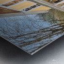 Nice historical residential house in British Columbia Canada Metal print