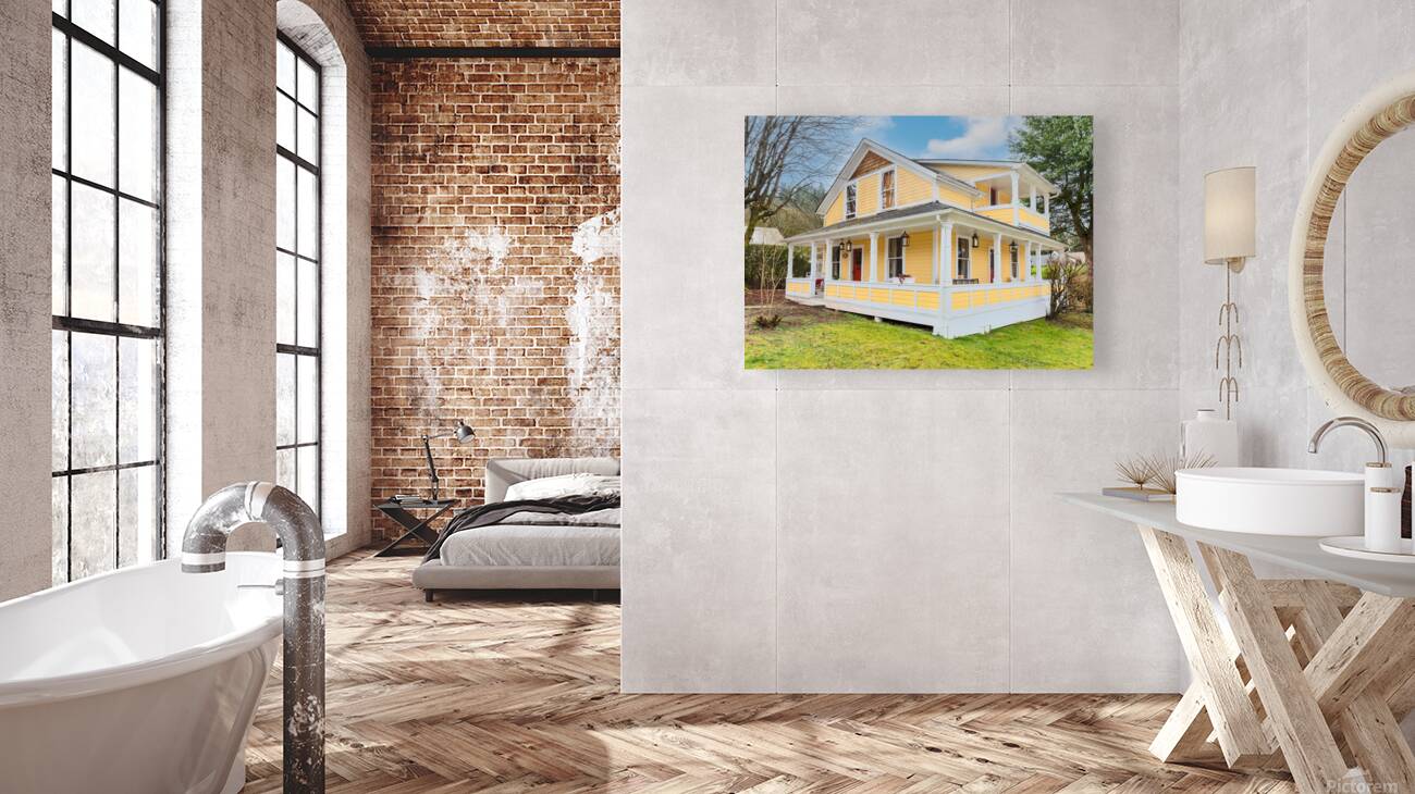 Nice historical residential house in British Columbia Canada Reproduction