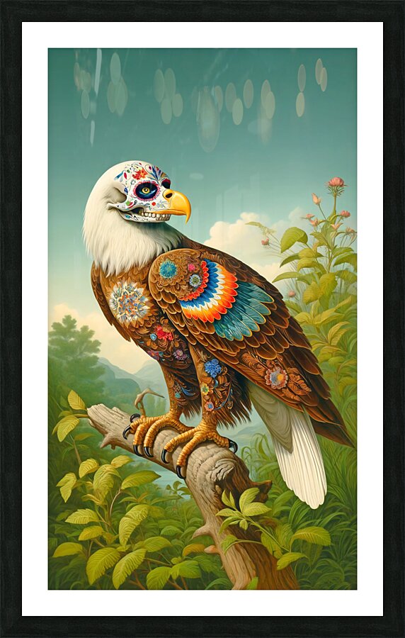 JJA SS Bald Eagle Picture Frame print