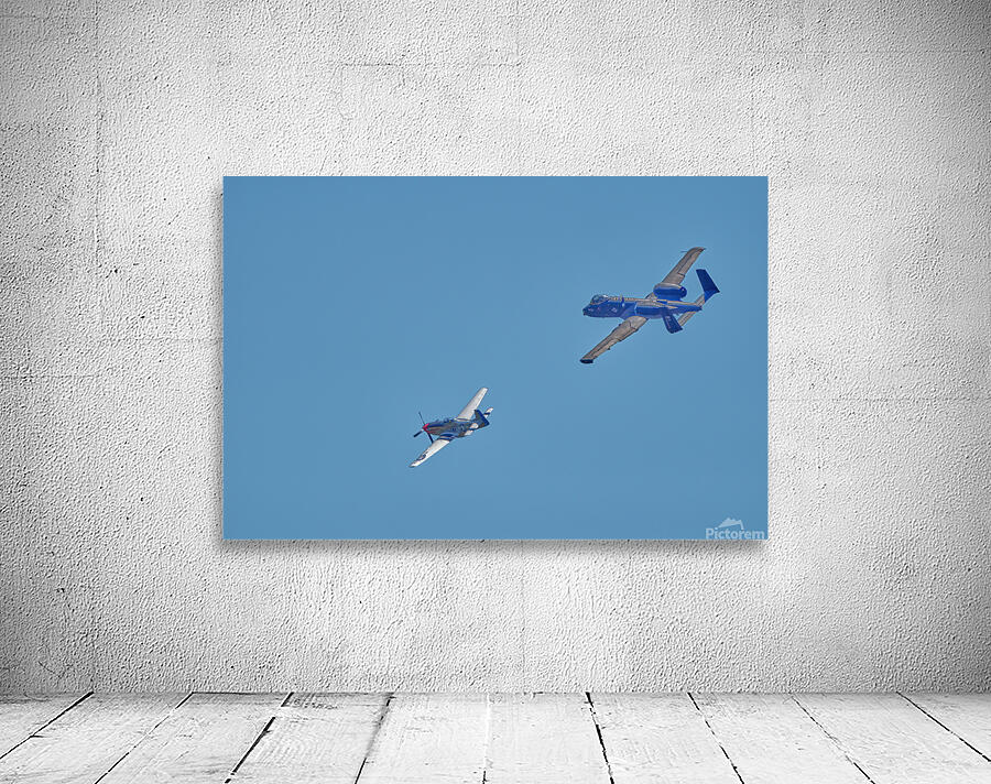 A10 Warthog & P51 Mustang- 1 Wall Preview