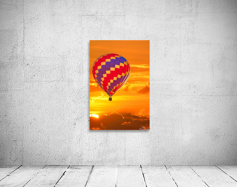 Hot Air Balloon at Sunset Wall Preview