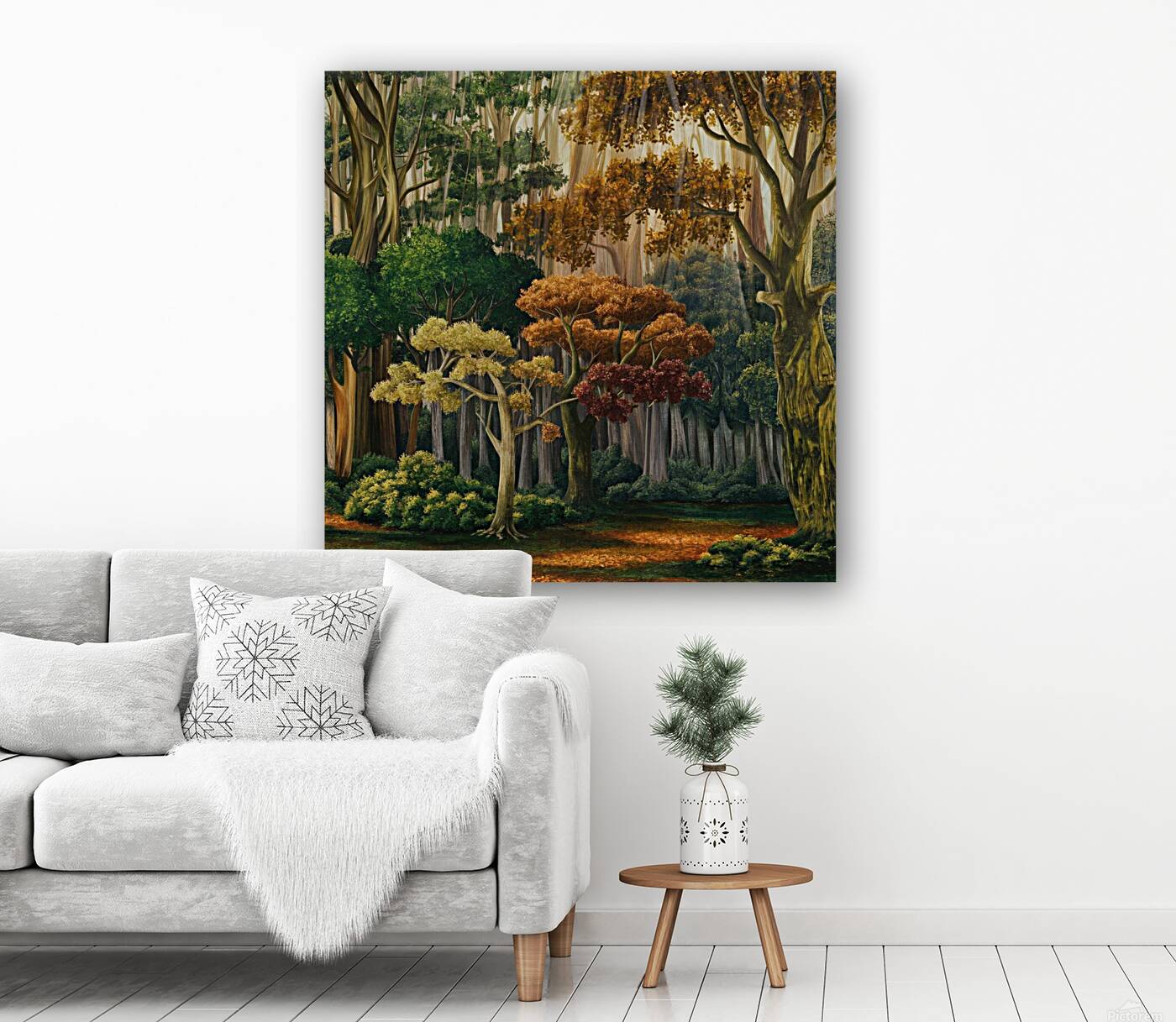 Tree wall backgrounds Reproduction