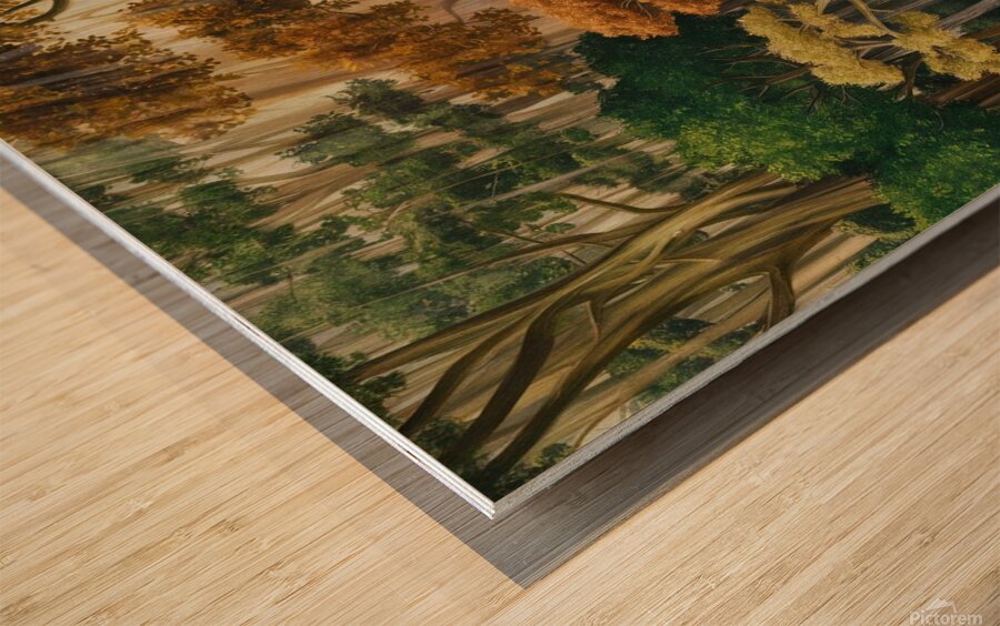 Tree wall backgrounds Wood print