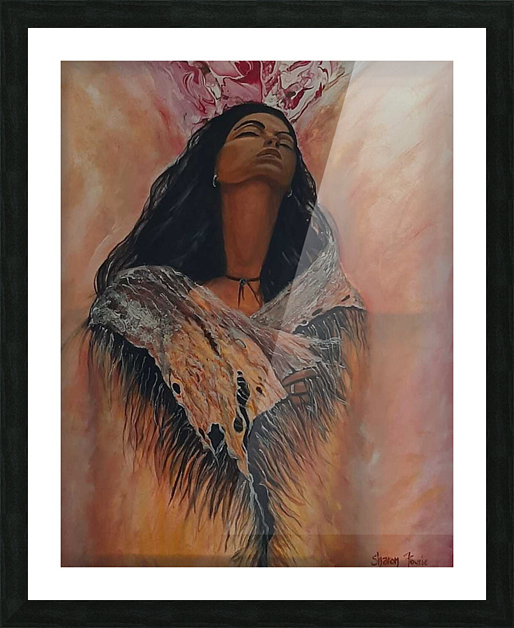 The Shawl  Picture Frame print