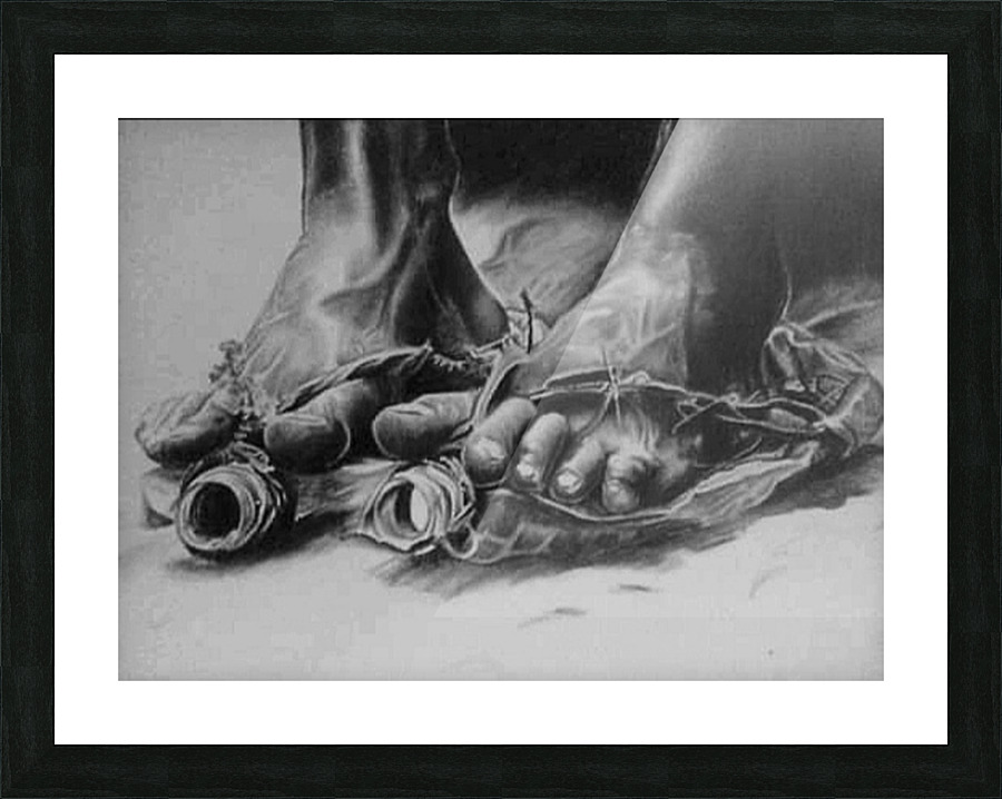 Black Feet Picture Frame print