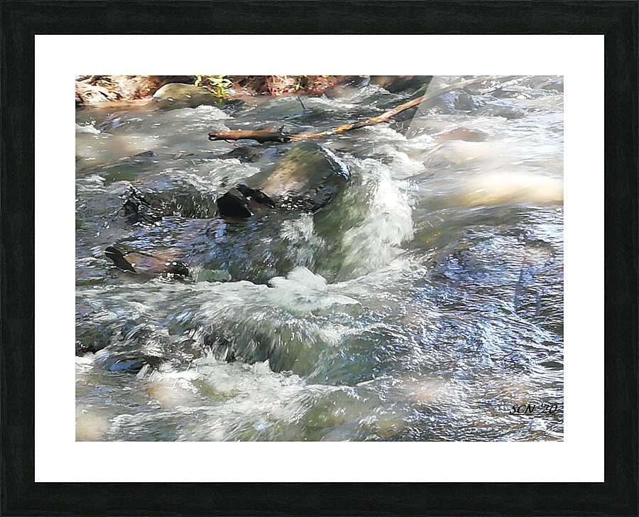 Rushing Waters Picture Frame print
