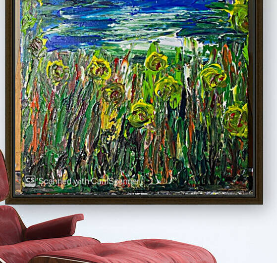  Sweet Flowers  Acryl on Canvas 40x40 by SA Colour Creations