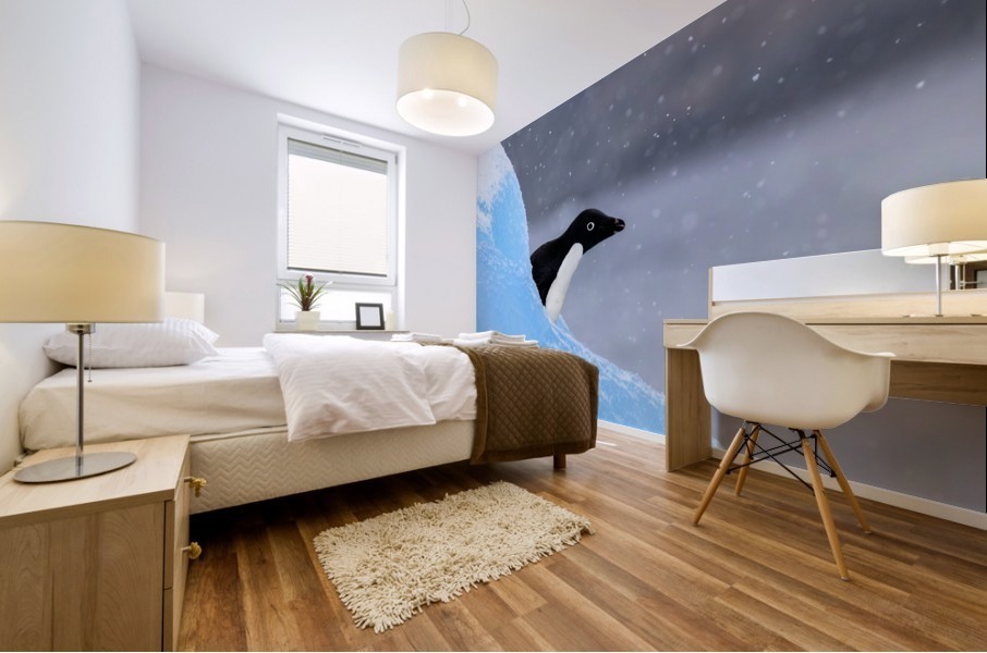 Peek-A-Boo Mural print