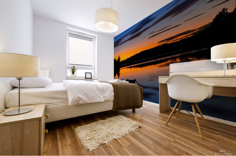 Grumman Sunset Mural print
