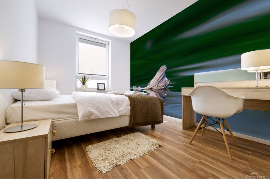 GreenFeather Mural print