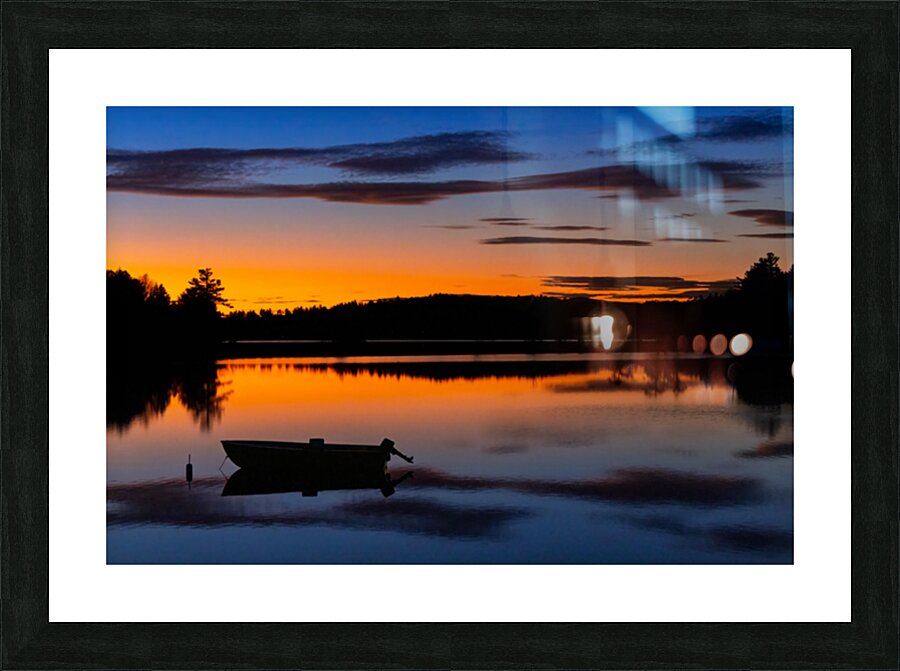 Grumman Sunset Picture Frame print
