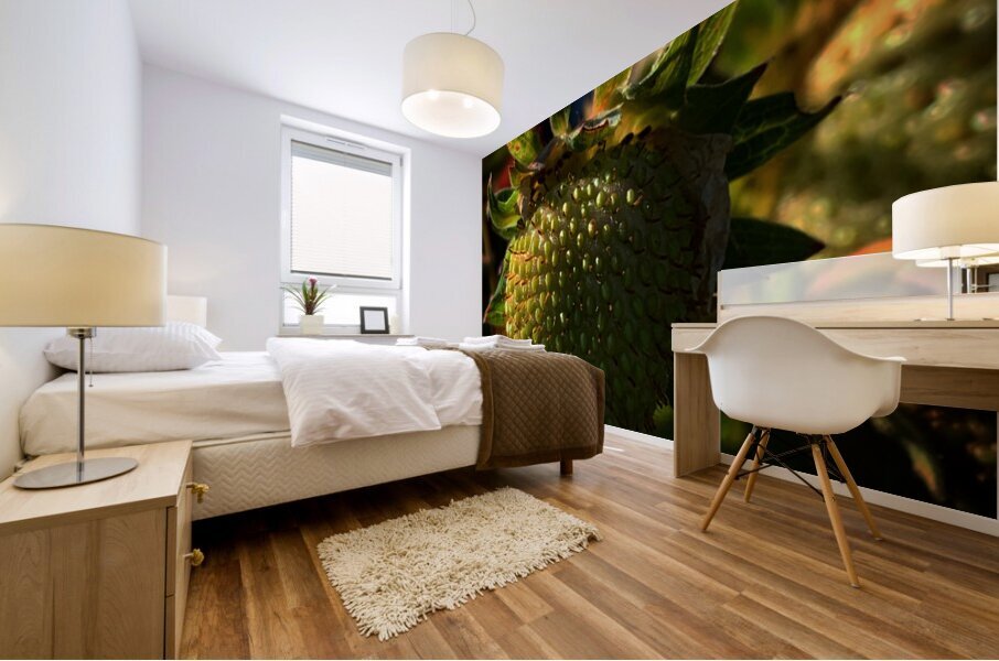 Strawberry Mural print