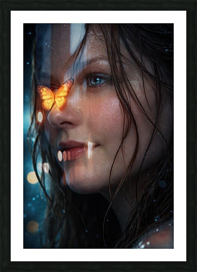 Where Light Finds Her Picture Frame print