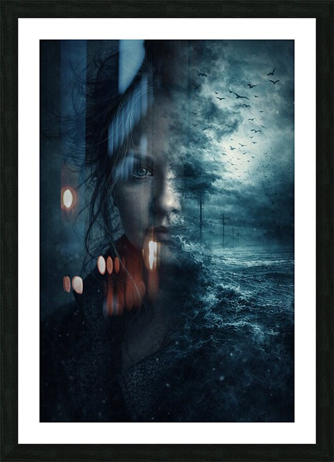 When The Storm Learned Her Name Picture Frame print