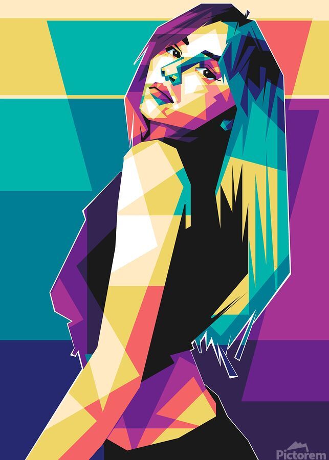 Sabrina Carpenter Pop art by Asran creative Wall Art