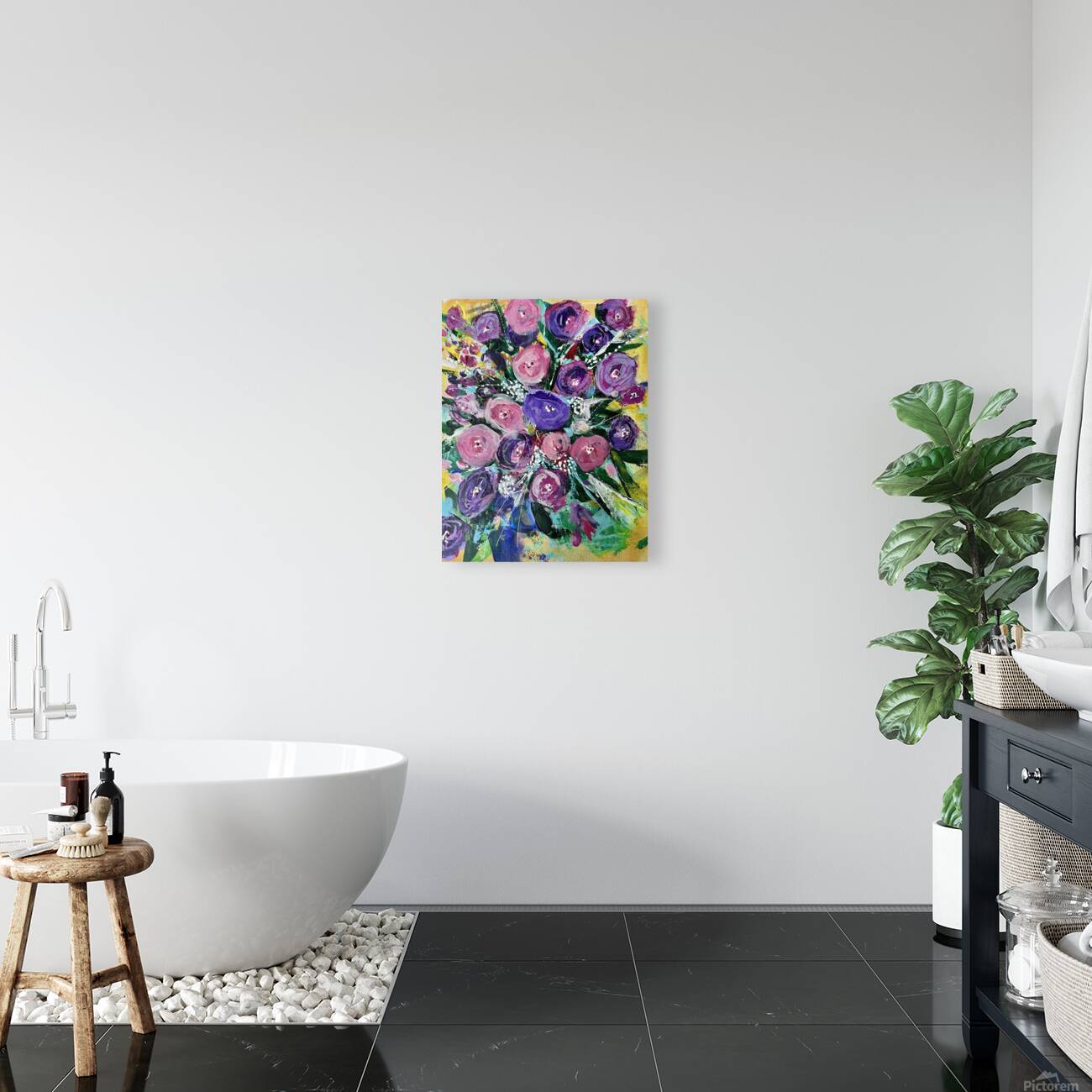 Floral abstraction Reproduction