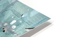 white over HD Metal print
