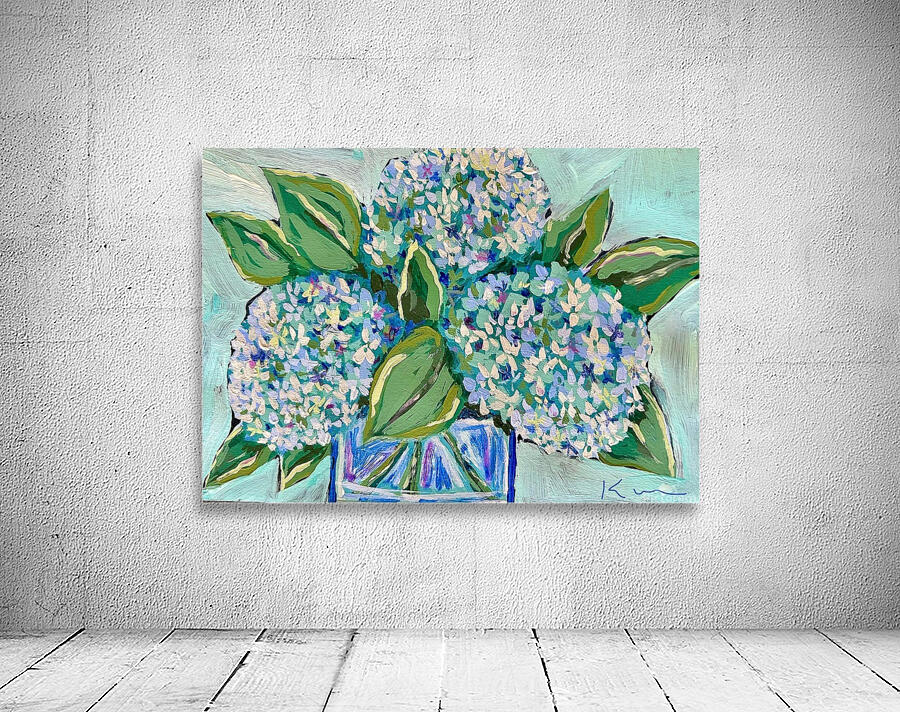 Vibrant hydrangeas  Wall Preview