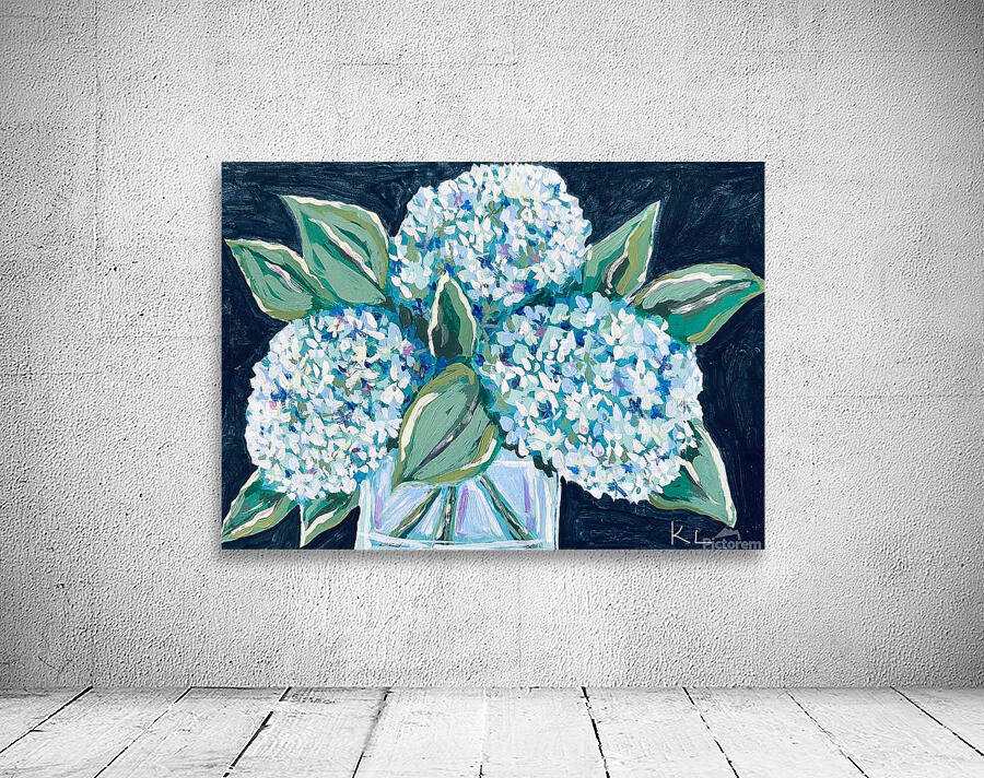 Blue hydrangeas 2 Wall Preview