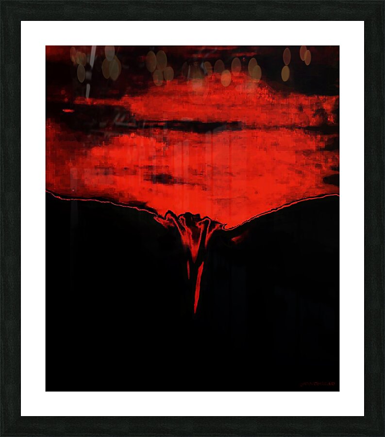 Decline Picture Frame print