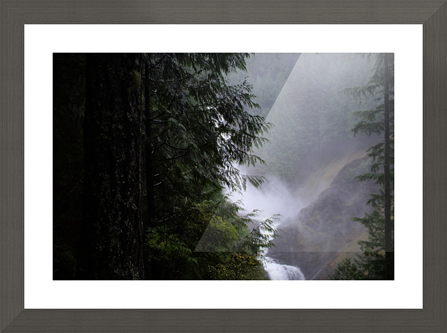 waterfall dreams Picture Frame print
