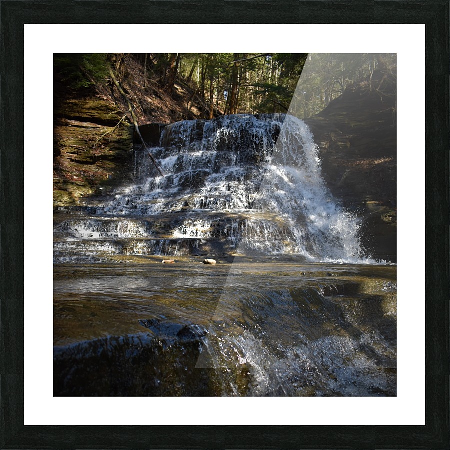 Waterfalls7 Picture Frame print