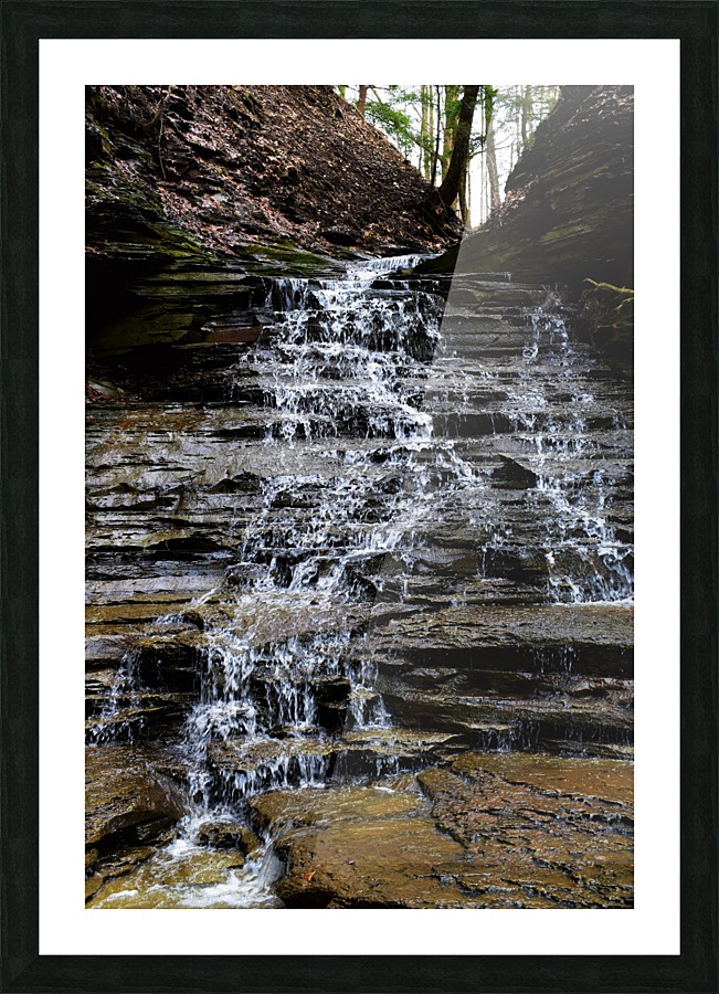 Tall falls Picture Frame print