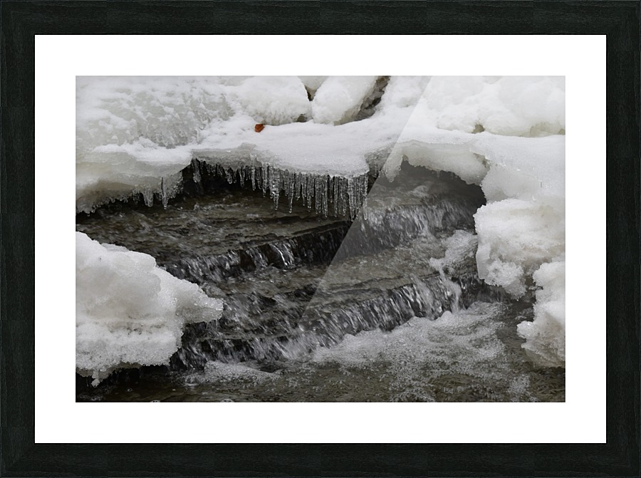 Icy creek Picture Frame print