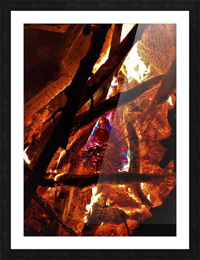 fire2 Picture Frame print